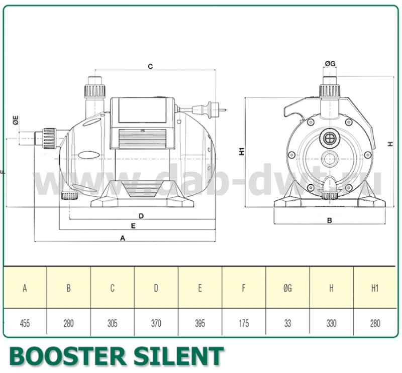 BOOSTER SILENT 4 M