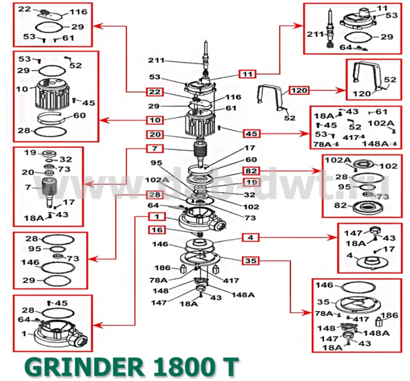 GRINDER 1800 T