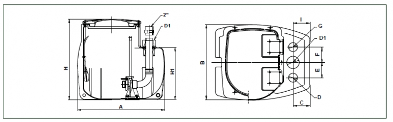 FEKAFOS 280 2" 1/2 DOUBLE