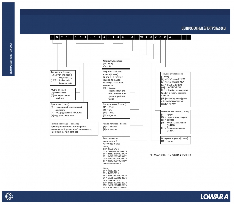 Lowara LNES 40-160/55/P25V CS4