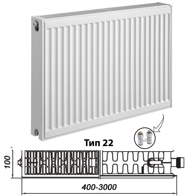 KERMI Profil-V (FTV) 22 500 1800