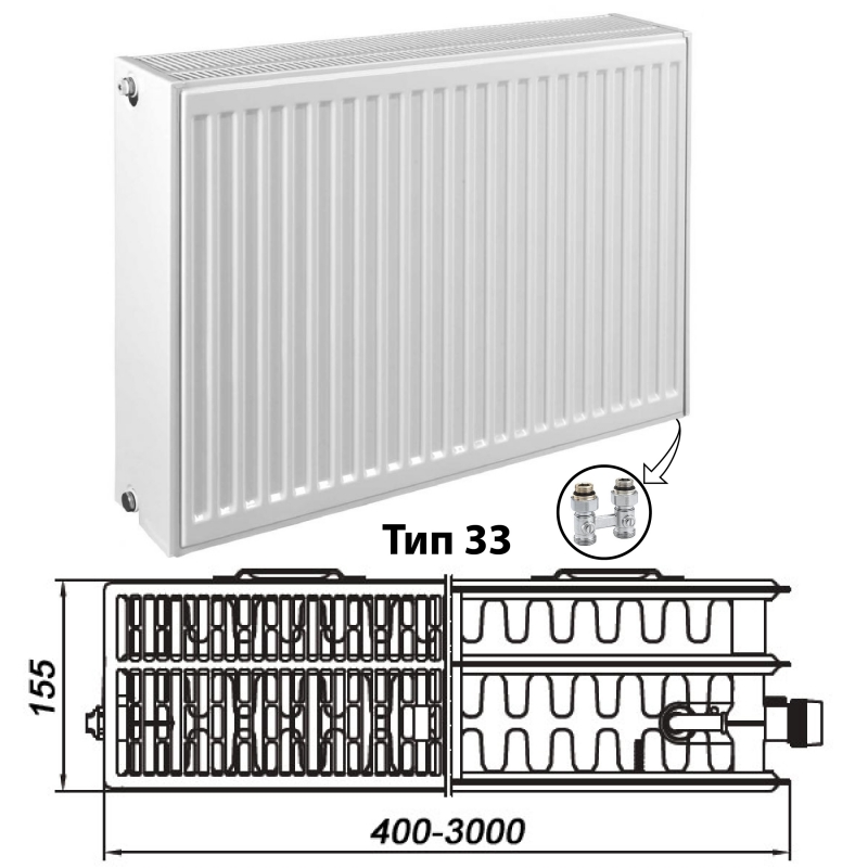KERMI Profil-V (FTV) 33 500 1600